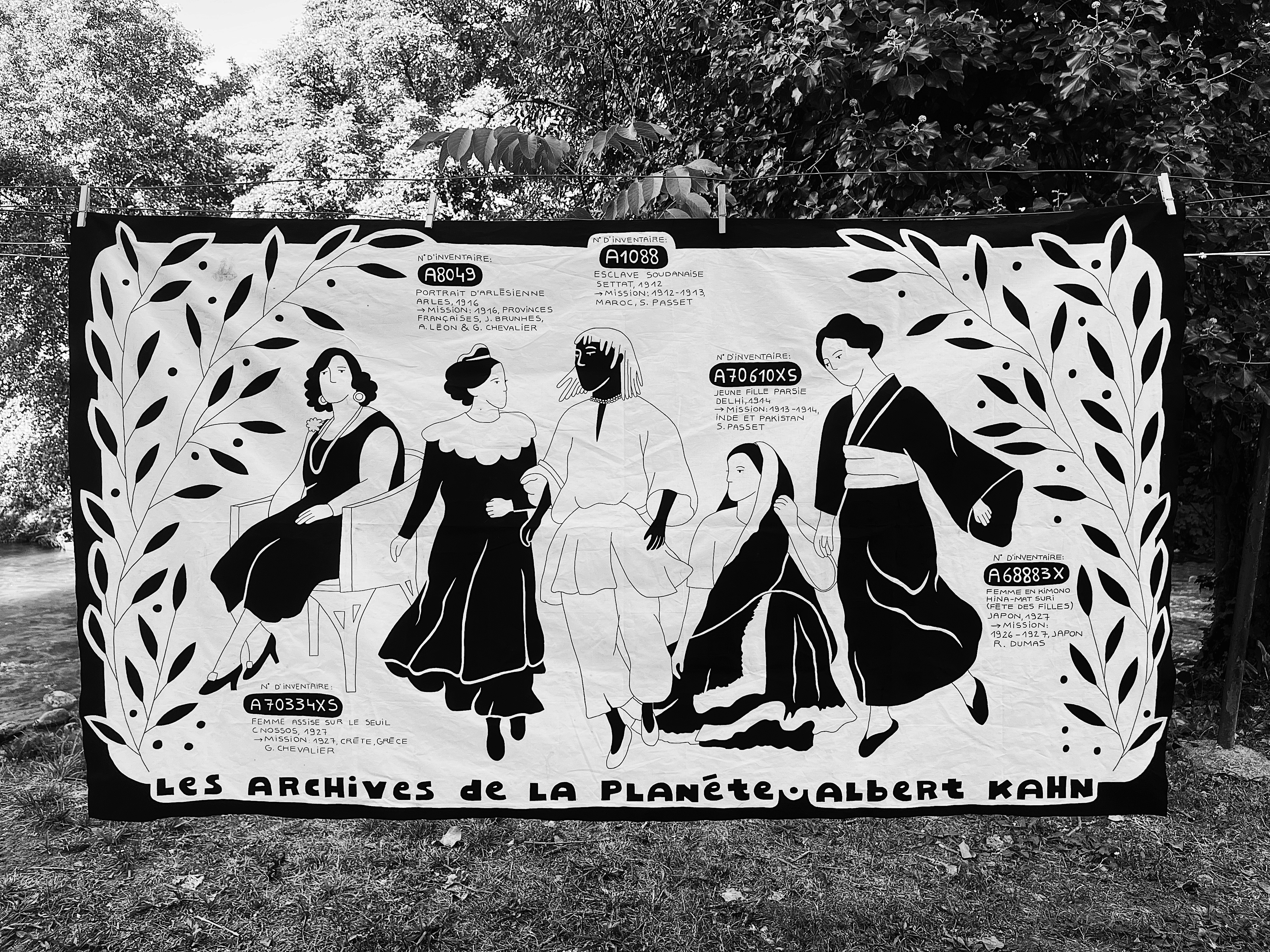 cinq femmes issues des archives de la planète (albert kahn)